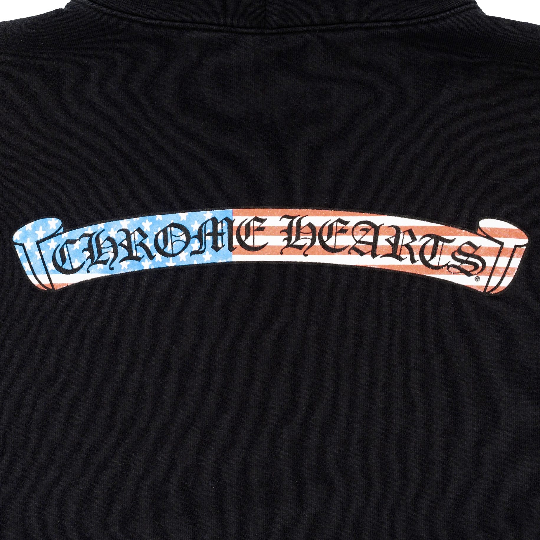Chrome Hearts x Matty Boy USA Scroll Logo Hooded Sweatshirt Black Multi Pre-Owned