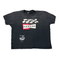 Paly Hollywood Cokane Short Sleeve Tee Shirt Washed Black Multi