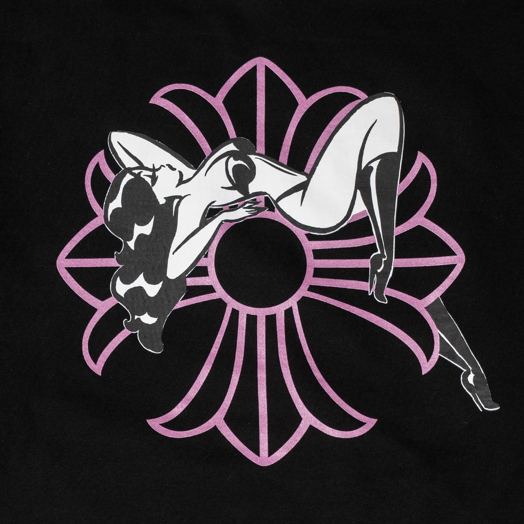 Chrome Hearts x Deadly Doll Online Exclusive Plus Logo Hooded Sweatshirt Black Pink Multi