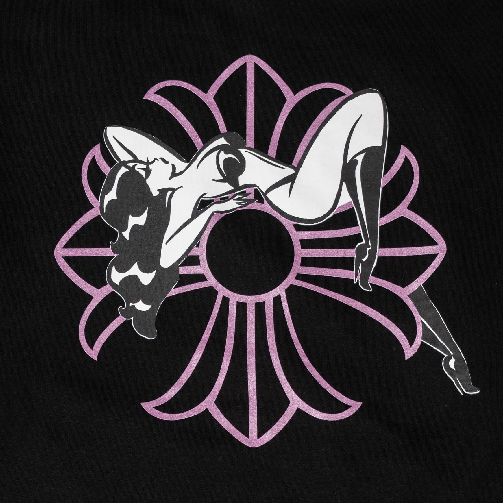 Chrome Hearts x Deadly Doll Online Exclusive Plus Logo Hooded Sweatshirt Black Pink Multi