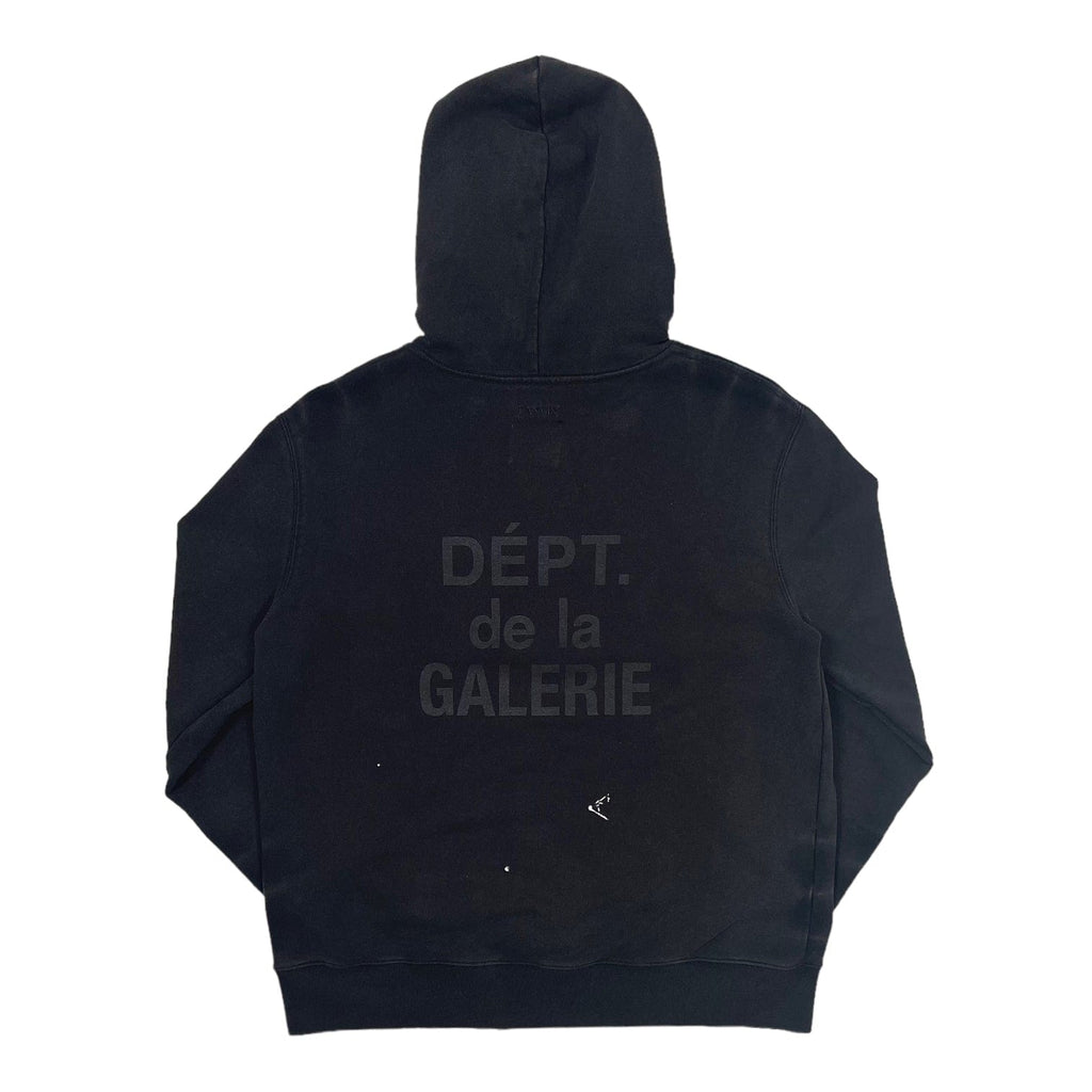 Lanvin x Gallery Department Logo Hooded Sweatshirt Faded Black Pre-Owned