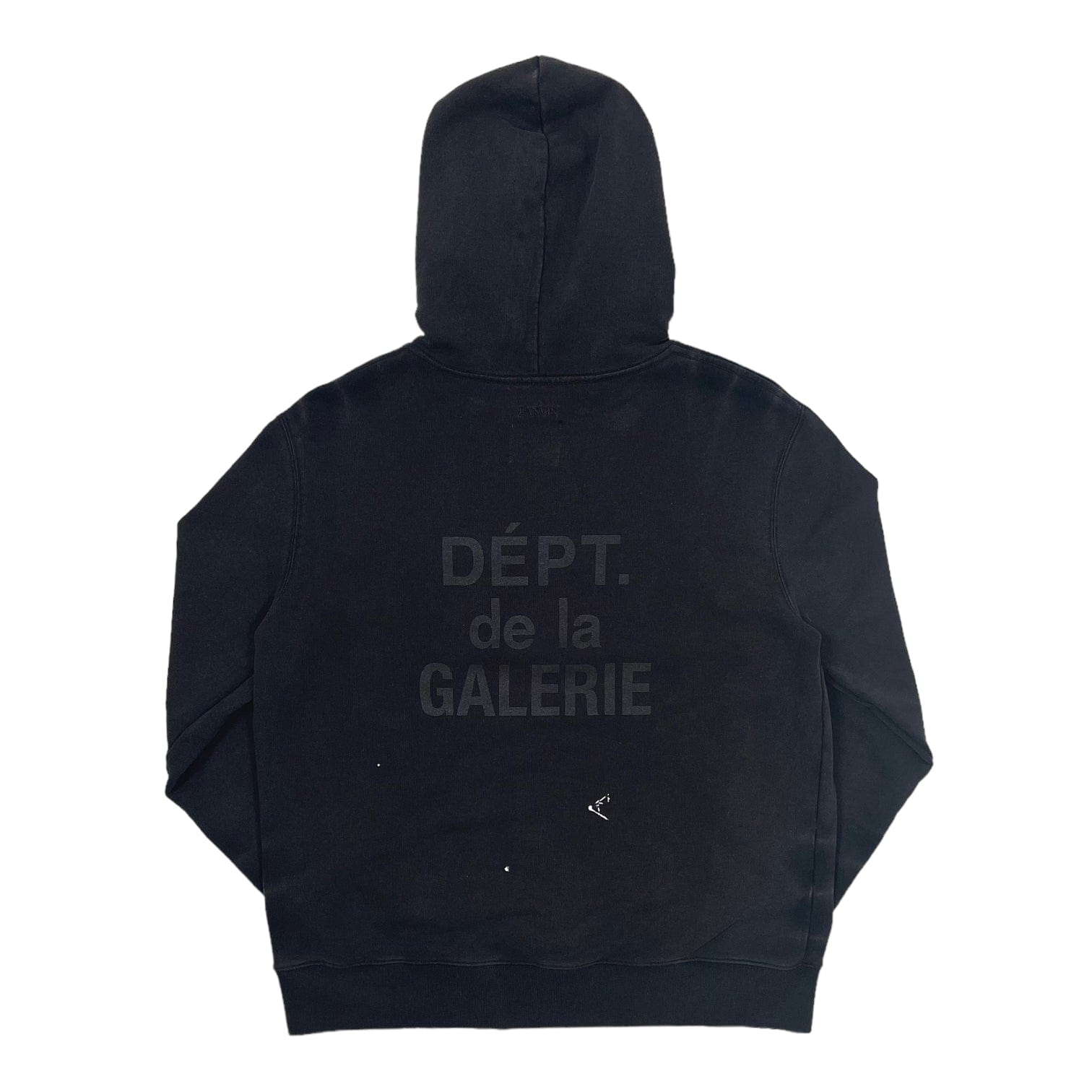 Lanvin x Gallery Department Logo Hooded Sweatshirt Faded Black Pre-Owned