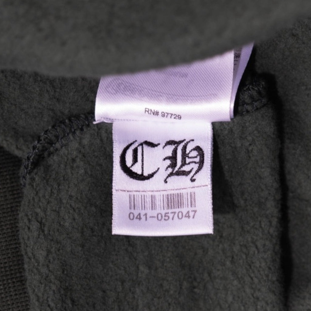 Chrome Hearts Shoulder Logo Hooded Sweatshirt Green Gold