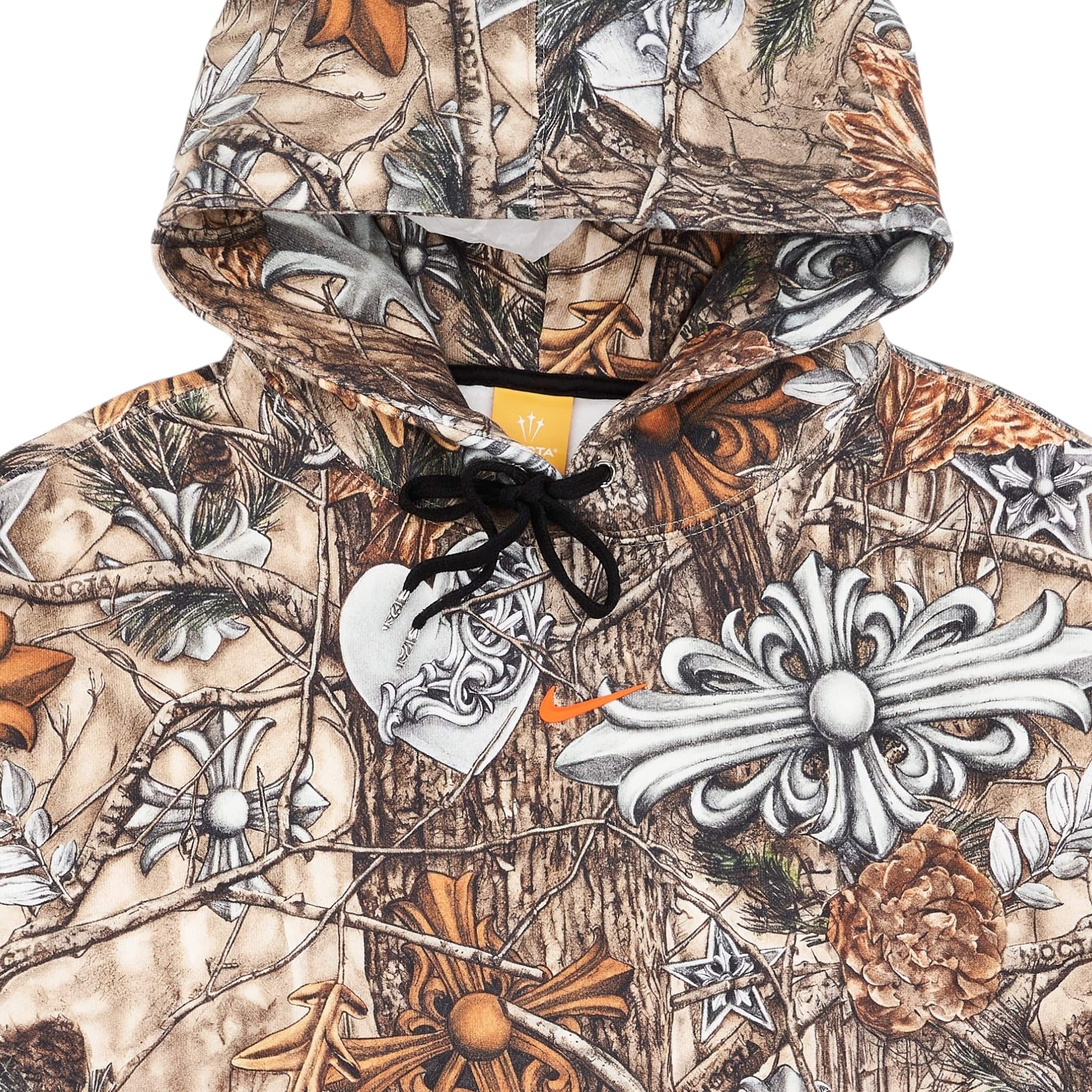 Chrome Hearts x Nike Nocta Horseshoe Motif Logo Hooded Sweatshirt Realtree Camo Multi