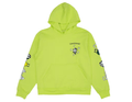 Chrome Hearts x Matty Boy Chain Link Logo Hooded Sweatshirt Volt Green Multi