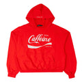 Project G/R Caffeine Parody Logo Hooded Sweatshirt Red White