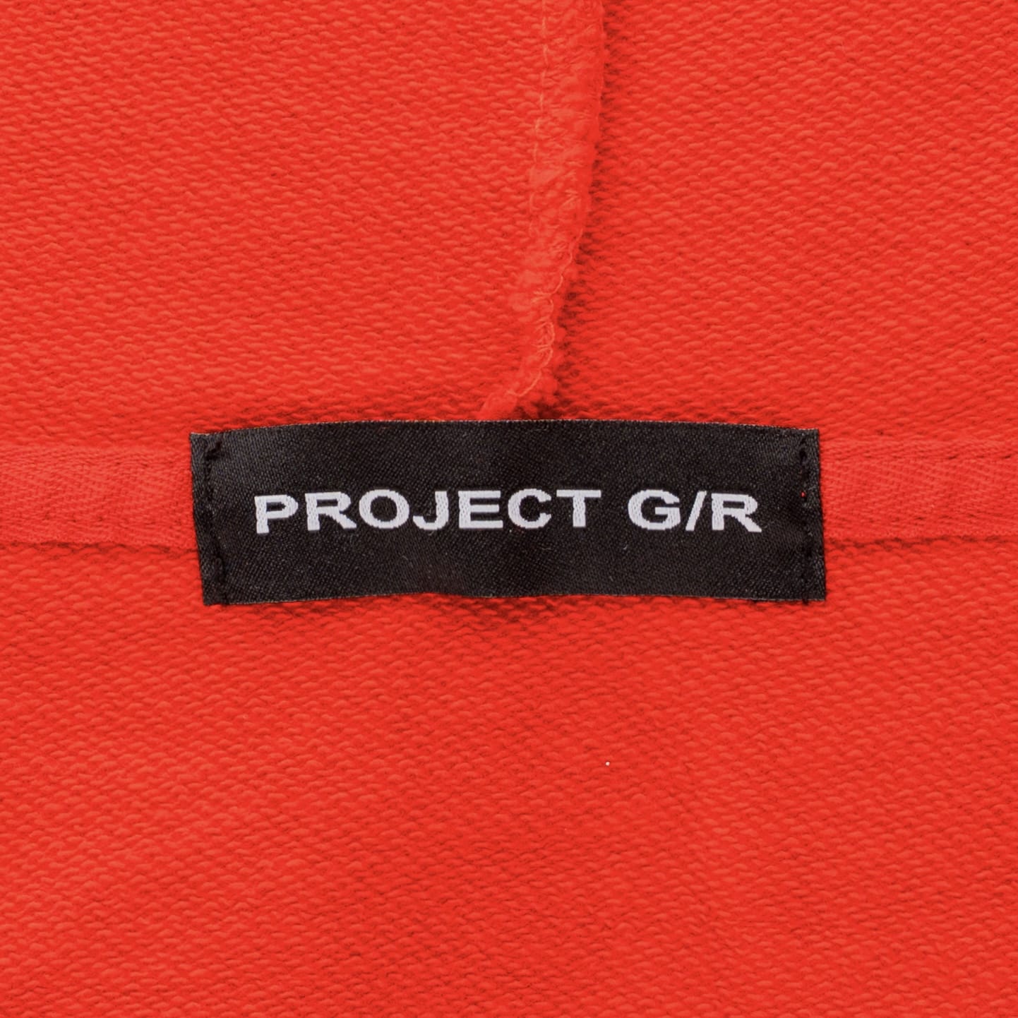 Project G/R Caffeine Parody Logo Hooded Sweatshirt Red White
