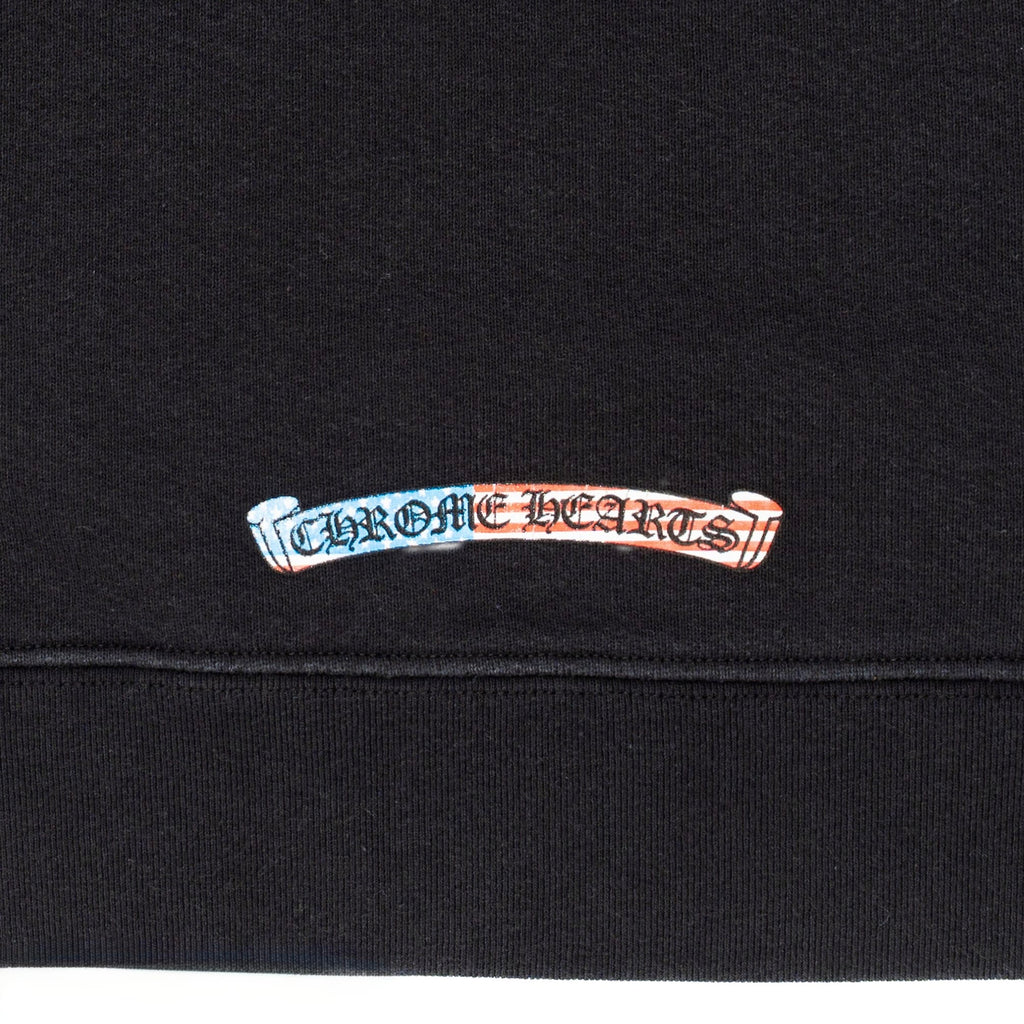 Chrome Hearts x Matty Boy USA Scroll Logo Hooded Sweatshirt Black Multi Pre-Owned