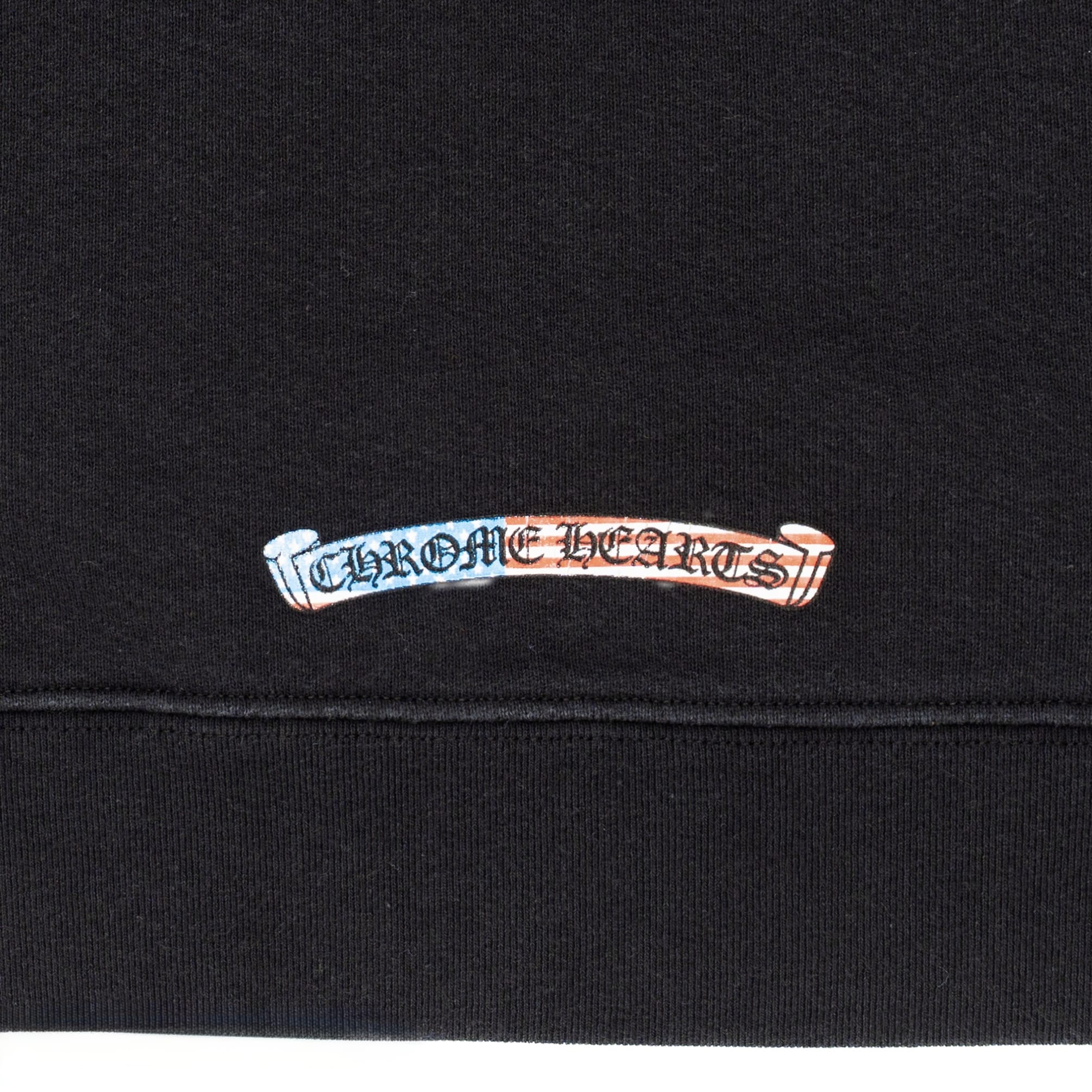 Chrome Hearts x Matty Boy USA Scroll Logo Hooded Sweatshirt Black Multi Pre-Owned