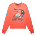 Paly Hollywood East of Eden Long Sleeve Tee Shirt Red Black Multi