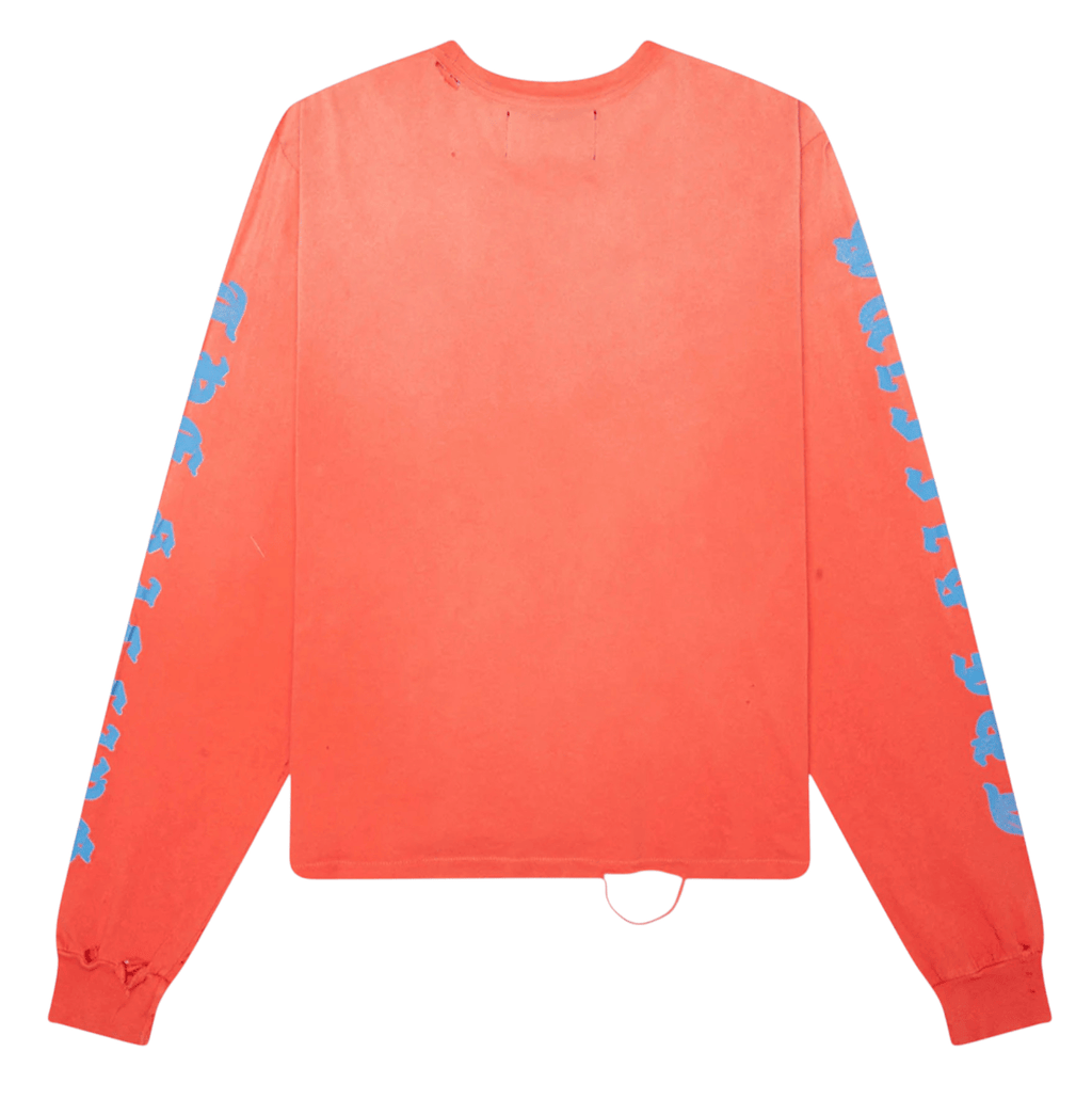 Paly Hollywood East of Eden Long Sleeve Tee Shirt Red Black Multi