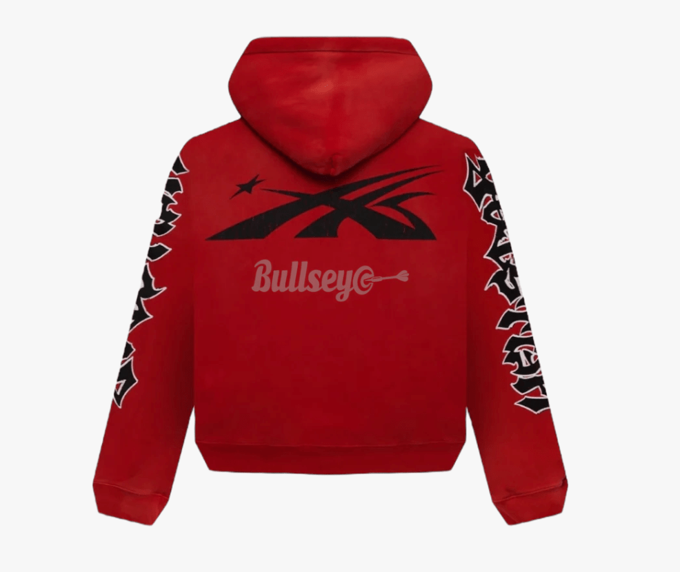 Hellstar Studios Halloween Sport Hooded Sweatshirt Red