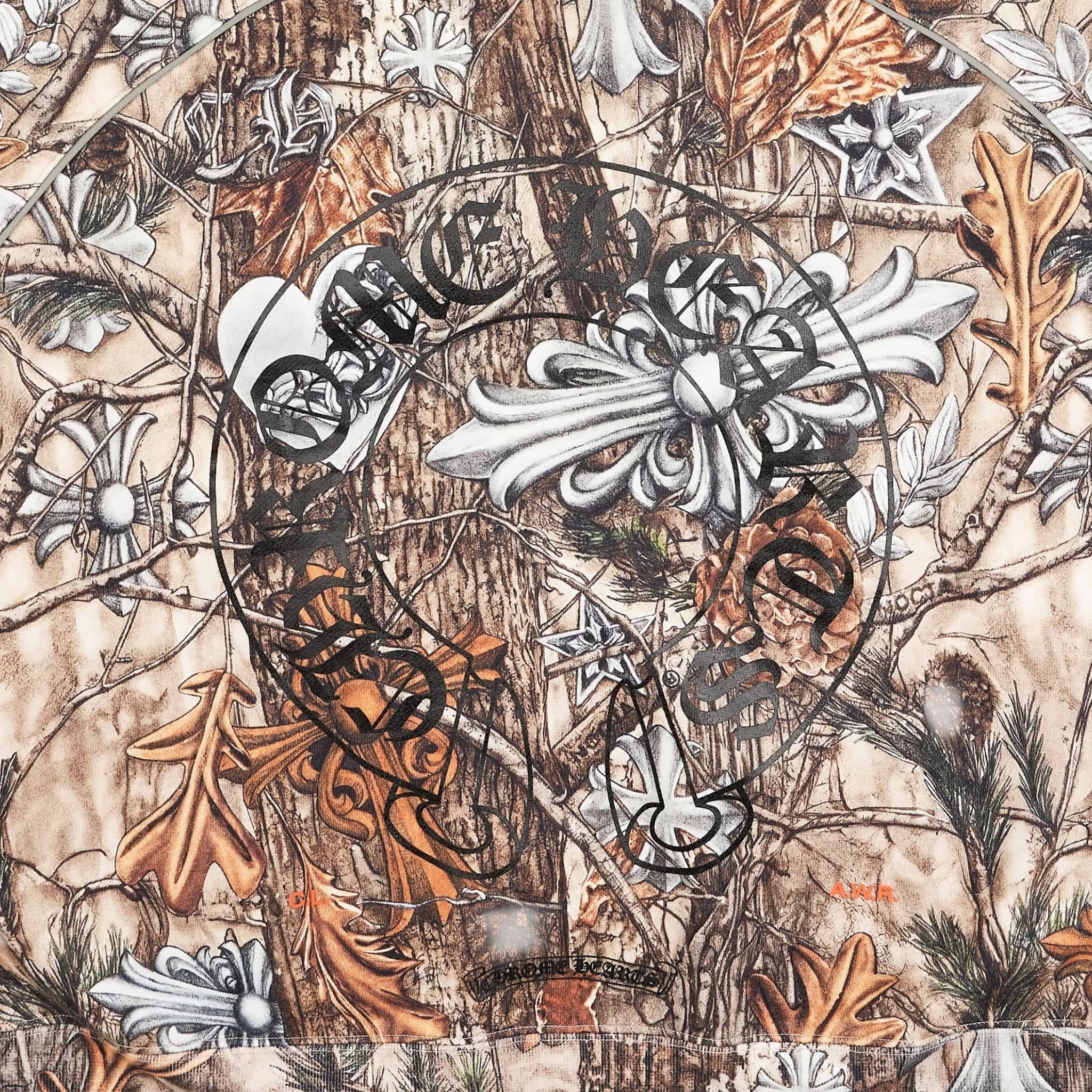 Chrome Hearts x Nike Nocta Horseshoe Motif Logo Hooded Sweatshirt Realtree Camo Multi
