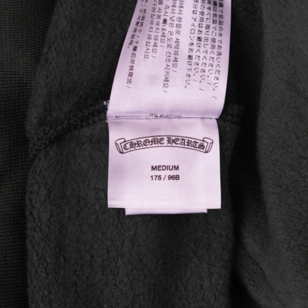 Chrome Hearts Shoulder Logo Hooded Sweatshirt Green Gold