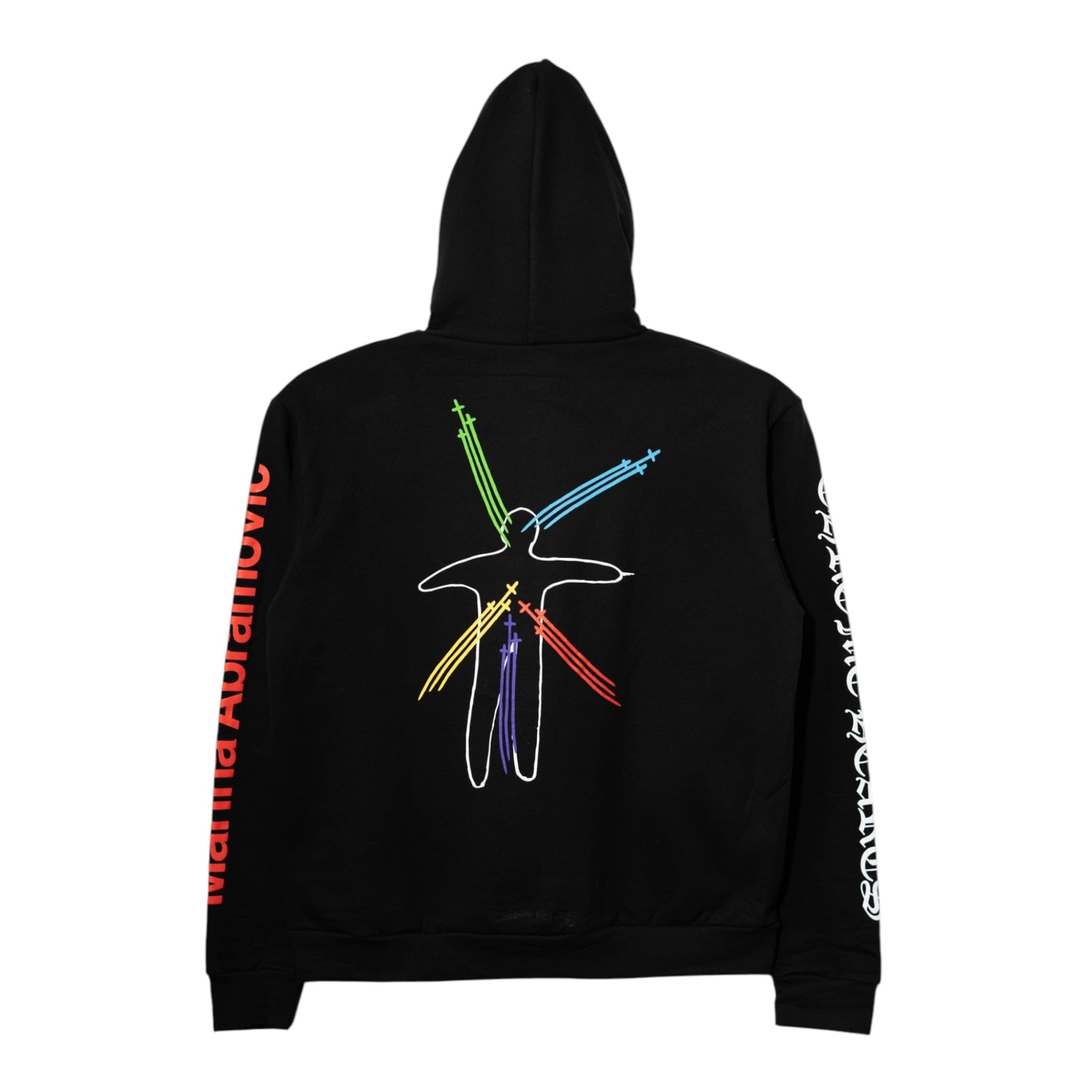Chrome Hearts x Marina Abramovic Logo Hooded Sweatshirt Black Multi