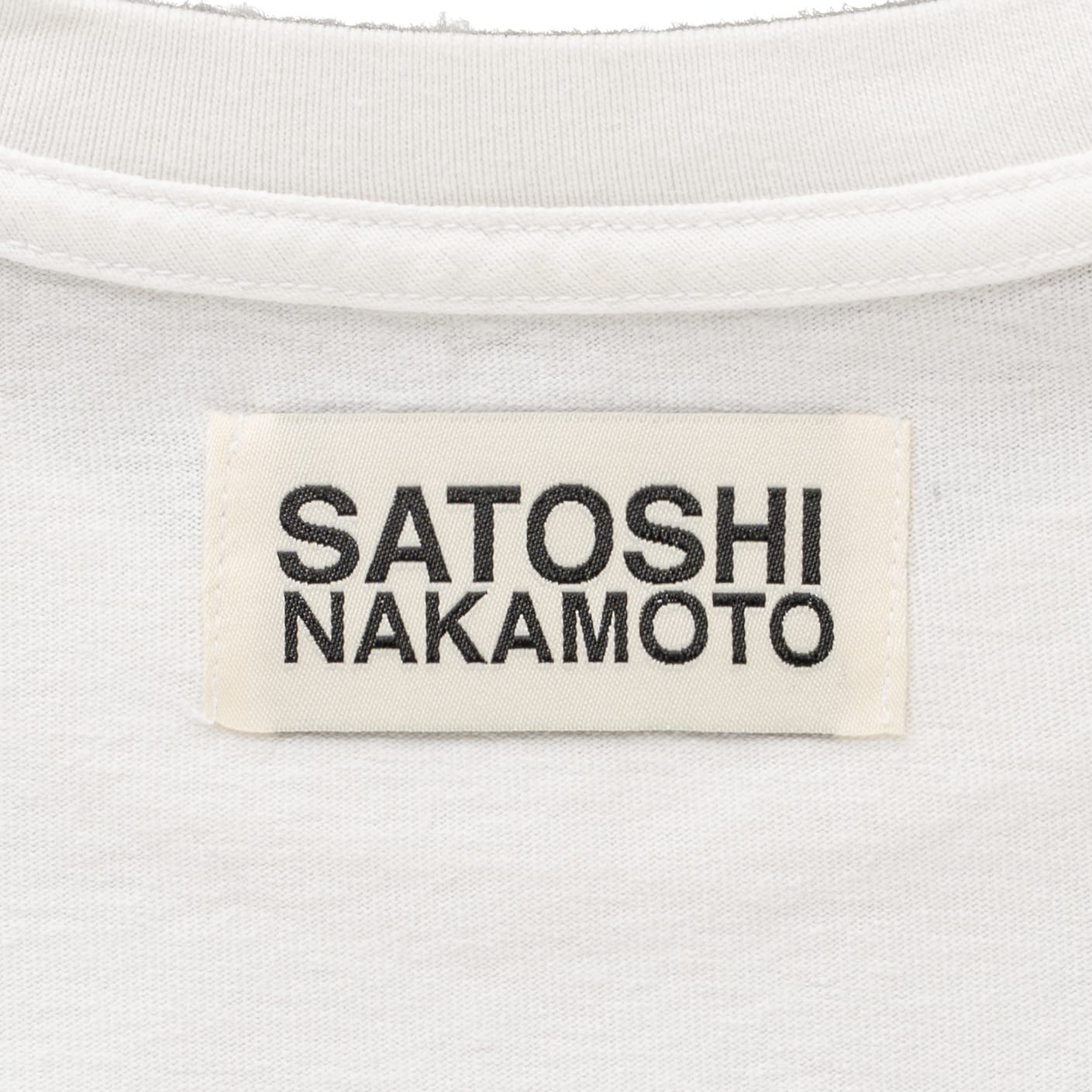 Satoshi Nakamoto A Lot On My Mind Short Sleeve Tee Shirt White Pre-Owned