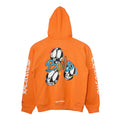Chrome Hearts x Matty Boy Link & Build Logo Hooded Sweatshirt Orange Multi Pre-Owned
