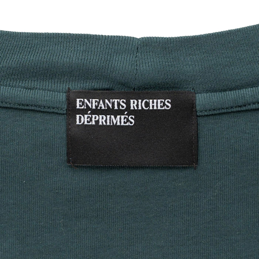 Enfants Riches Déprimés Double the Length of Solstice Short Sleeve Tee Shirt Green Multi