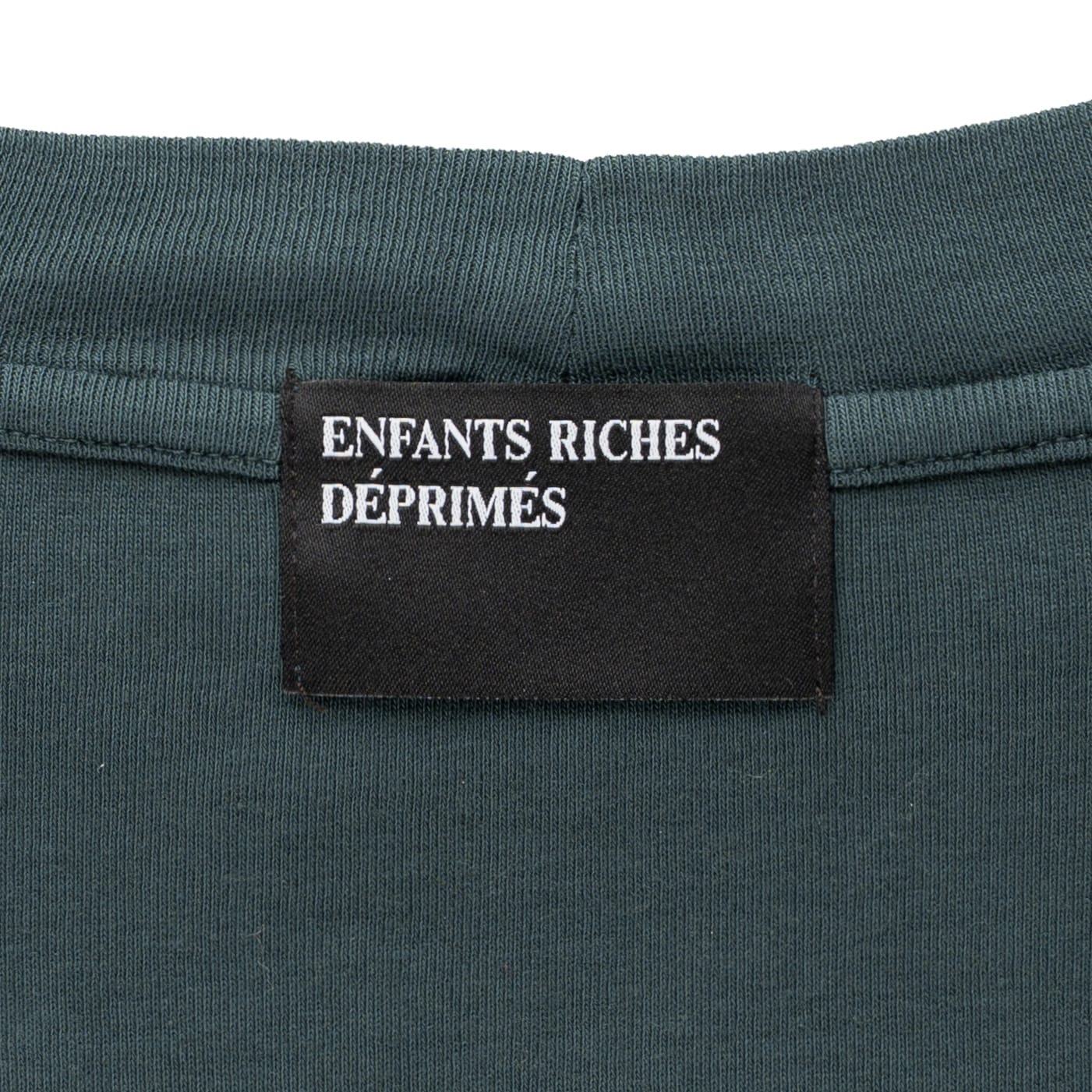 Enfants Riches Déprimés Double the Length of Solstice Short Sleeve Tee Shirt Green Multi