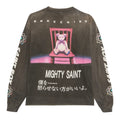 Saint Michael x Pluto Logo Long Sleeve Tee Shirt Black Multi