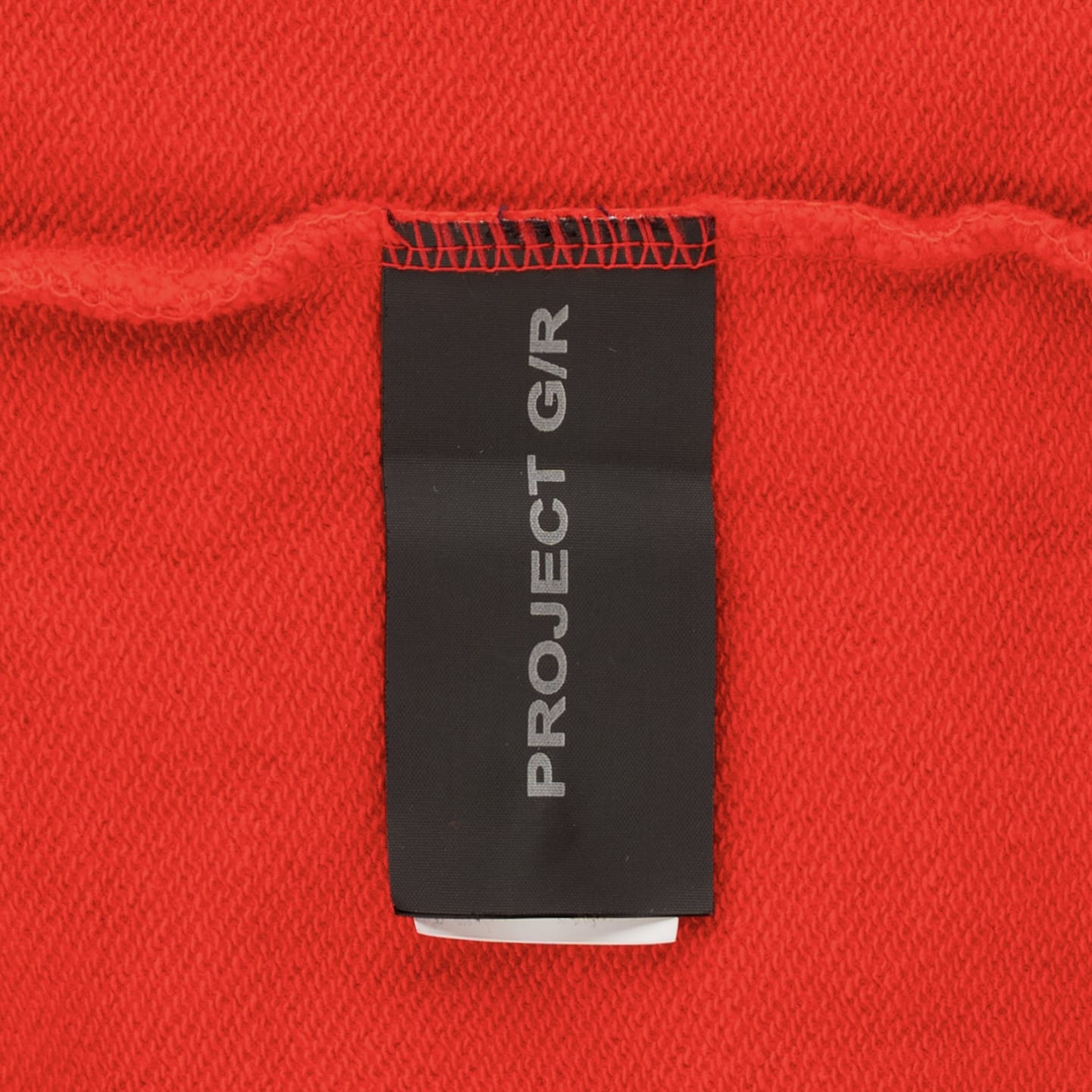 Project G/R Caffeine Parody Logo Hooded Sweatshirt Red White