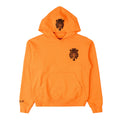 Chrome Hearts Vine Dagger Logo Hooded Sweatshirt Orange Black Pre-Owned