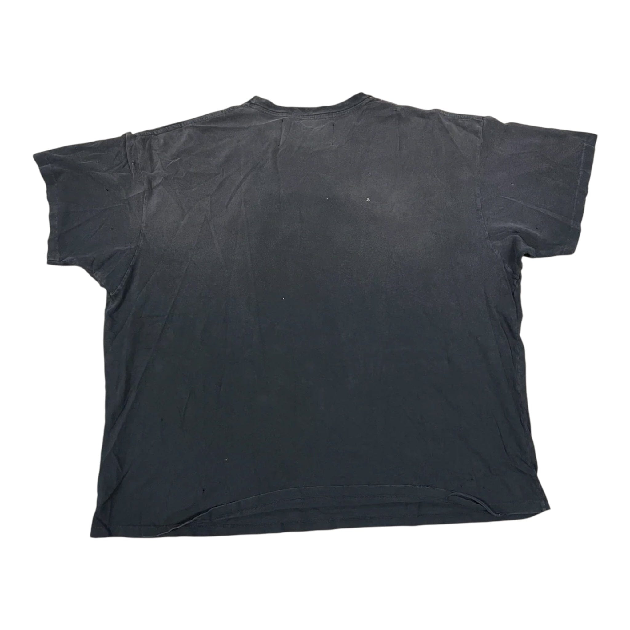 Paly Hollywood Cokane Short Sleeve Tee Shirt Washed Black Multi