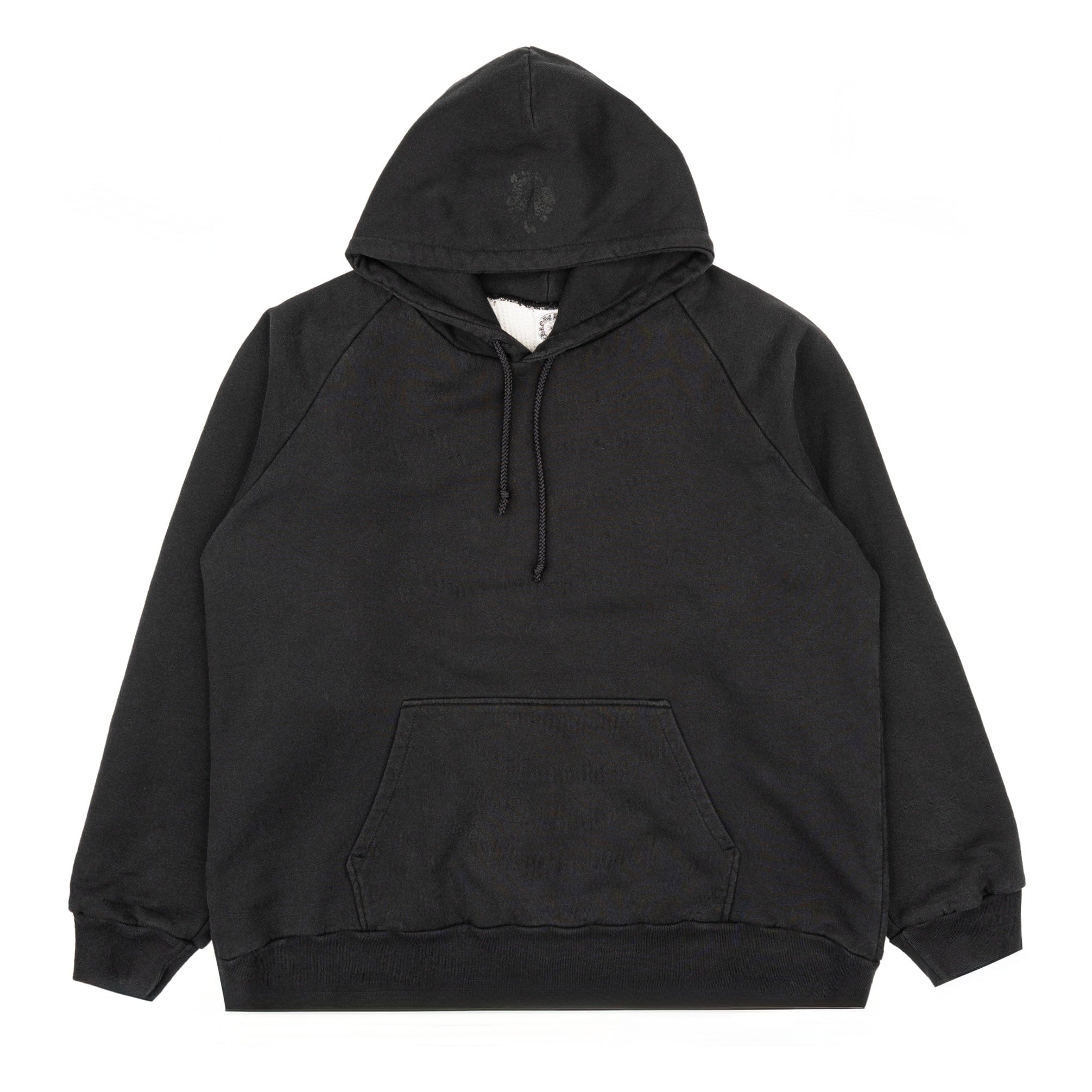 Chrome Hearts Horseshoe Floral Dagger Logo Hooded Sweatshirt Black Black (Thermal Lined) Pre-Owned