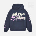 Broken Planet All The Stars Hoodie - Deep Navy / Pink