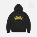 Corteiz RTW Alcatraz V2 Hoodie - Black / Yellow