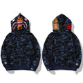 BAPE Style Camo Tiger Full-Zip Hoodie - Blue