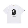 BAPE Style Dark Camo Big Ape Head Short-Sleeve Tee - White