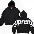 Supreme Big Logo Hooded Sweatshirt - Black