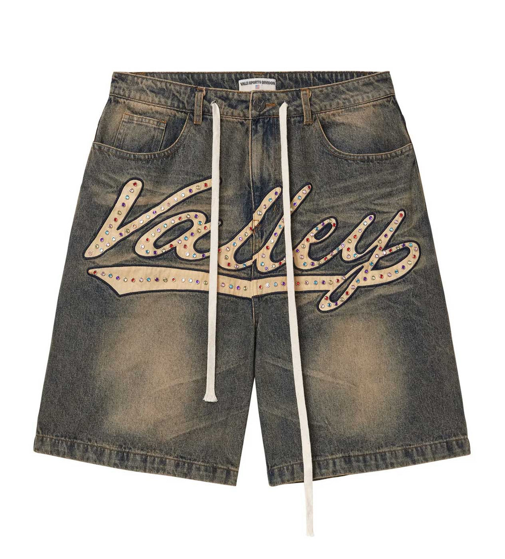 Vale Forever Skittles Jorts Denim Blue