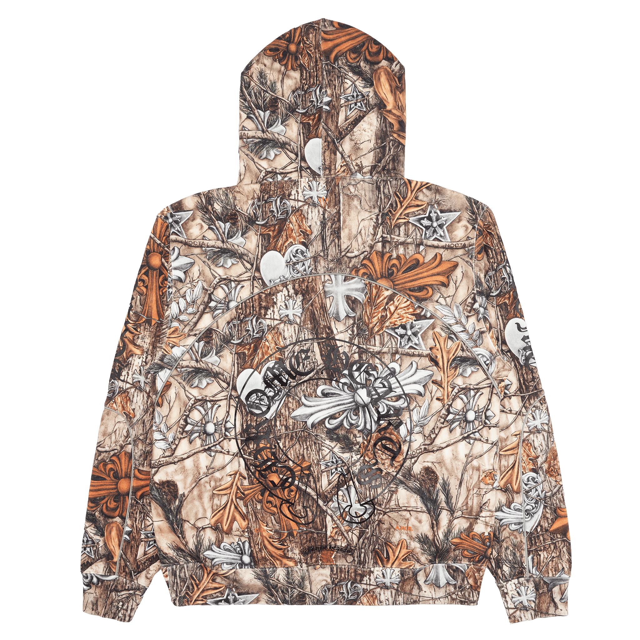 Chrome Hearts x Nike Nocta Horseshoe Motif Logo Hooded Sweatshirt Realtree Camo Multi