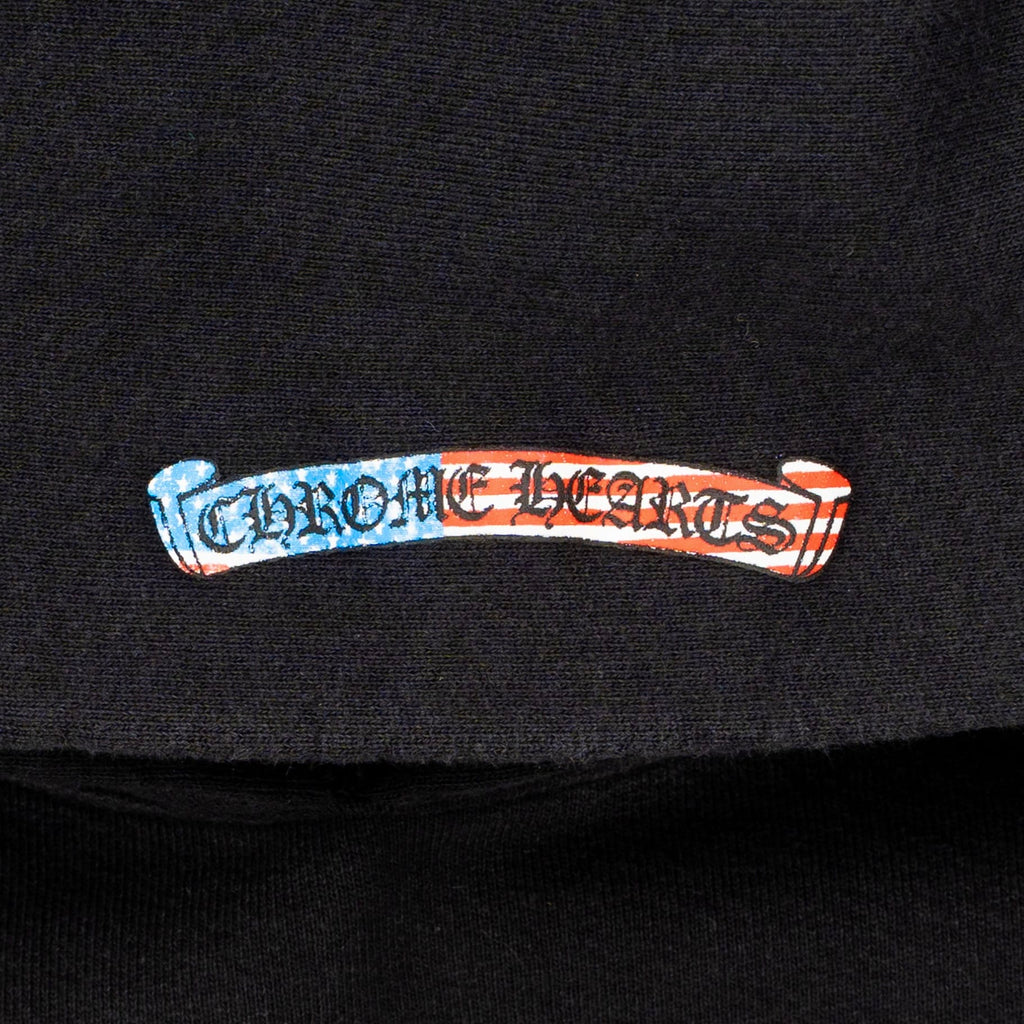 Chrome Hearts x Matty Boy USA Scroll Logo Hooded Sweatshirt Black Multi Pre-Owned