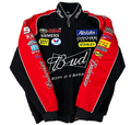 F1 Budweiser Embroidered Vintage Racing Jacket Black