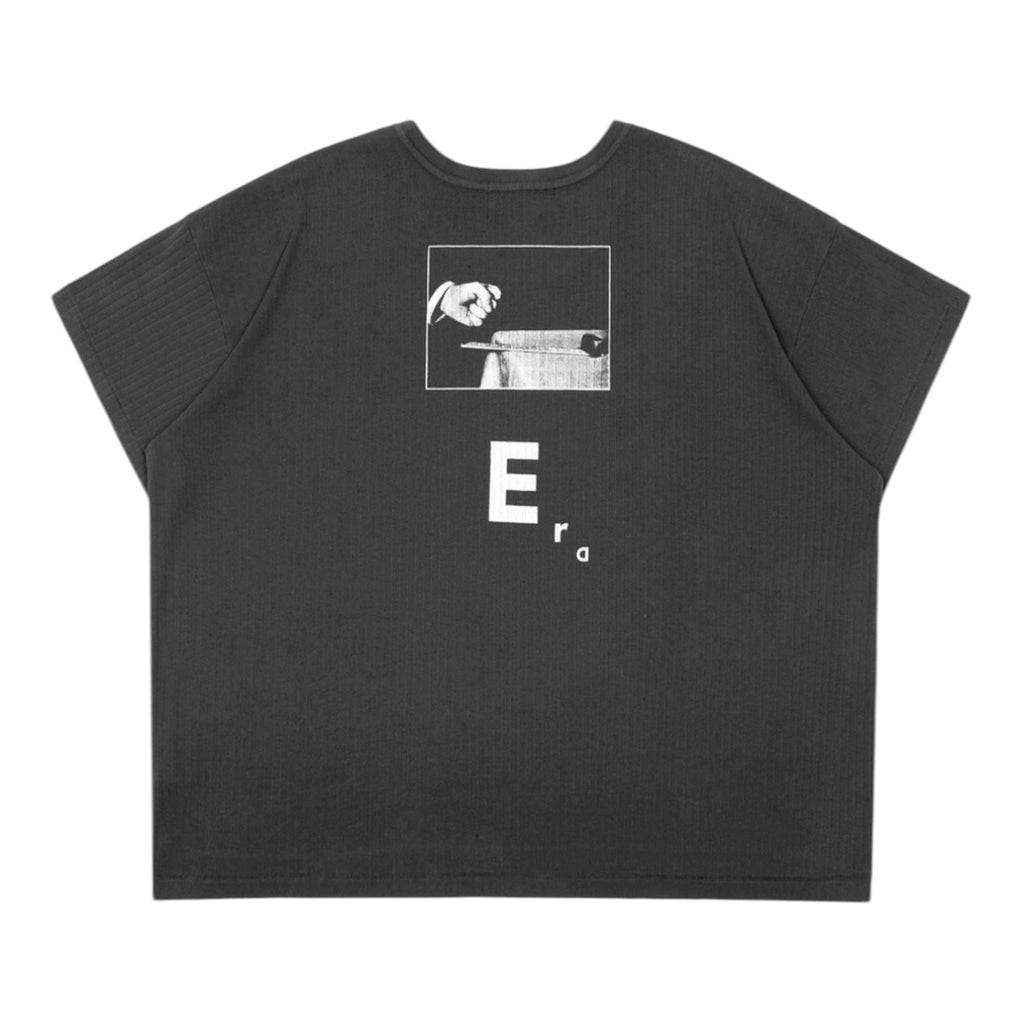 Enfants Riches Déprimés Snake Boy Logo Ribbed Short Sleeve Tee Shirt Faded Black Multi