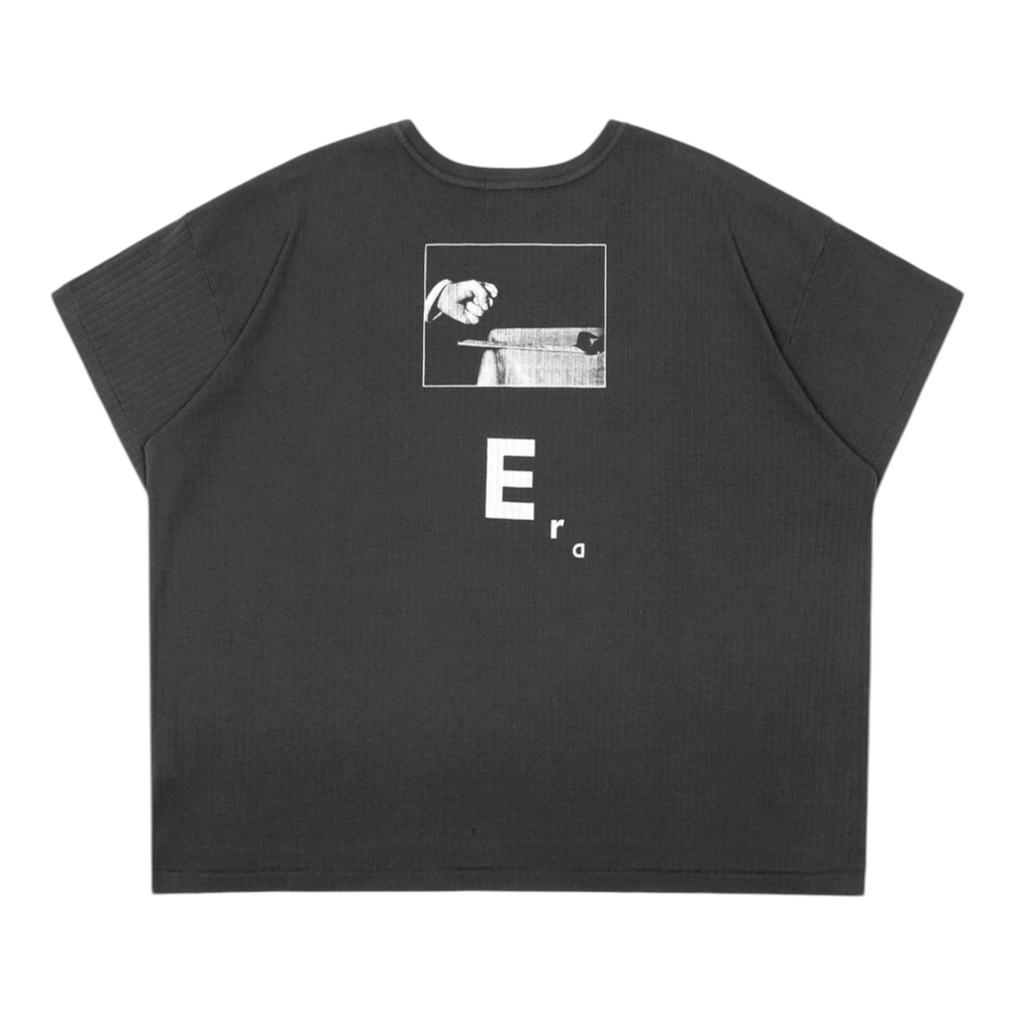 Enfants Riches Déprimés Snake Boy Logo Ribbed Short Sleeve Tee Shirt Faded Black Multi