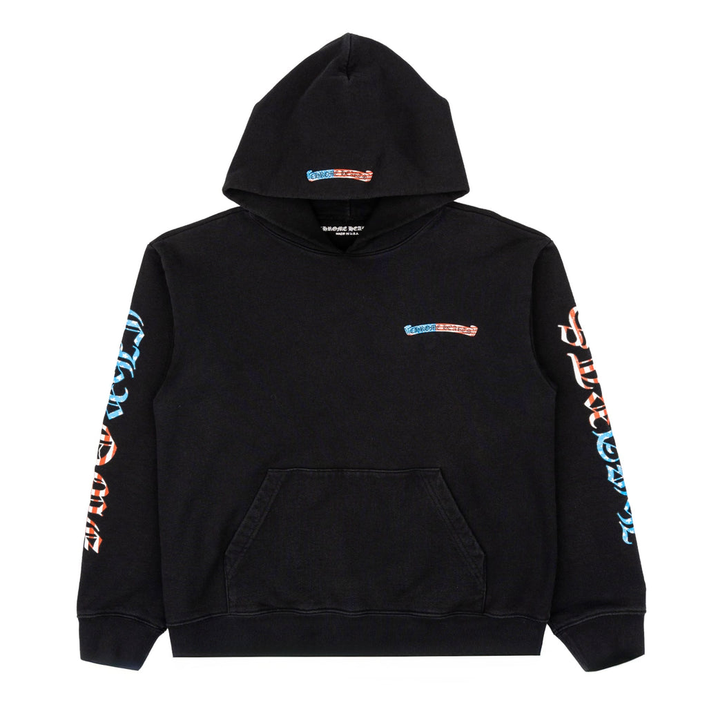Chrome Hearts x Matty Boy USA Scroll Logo Hooded Sweatshirt Black Multi Pre-Owned