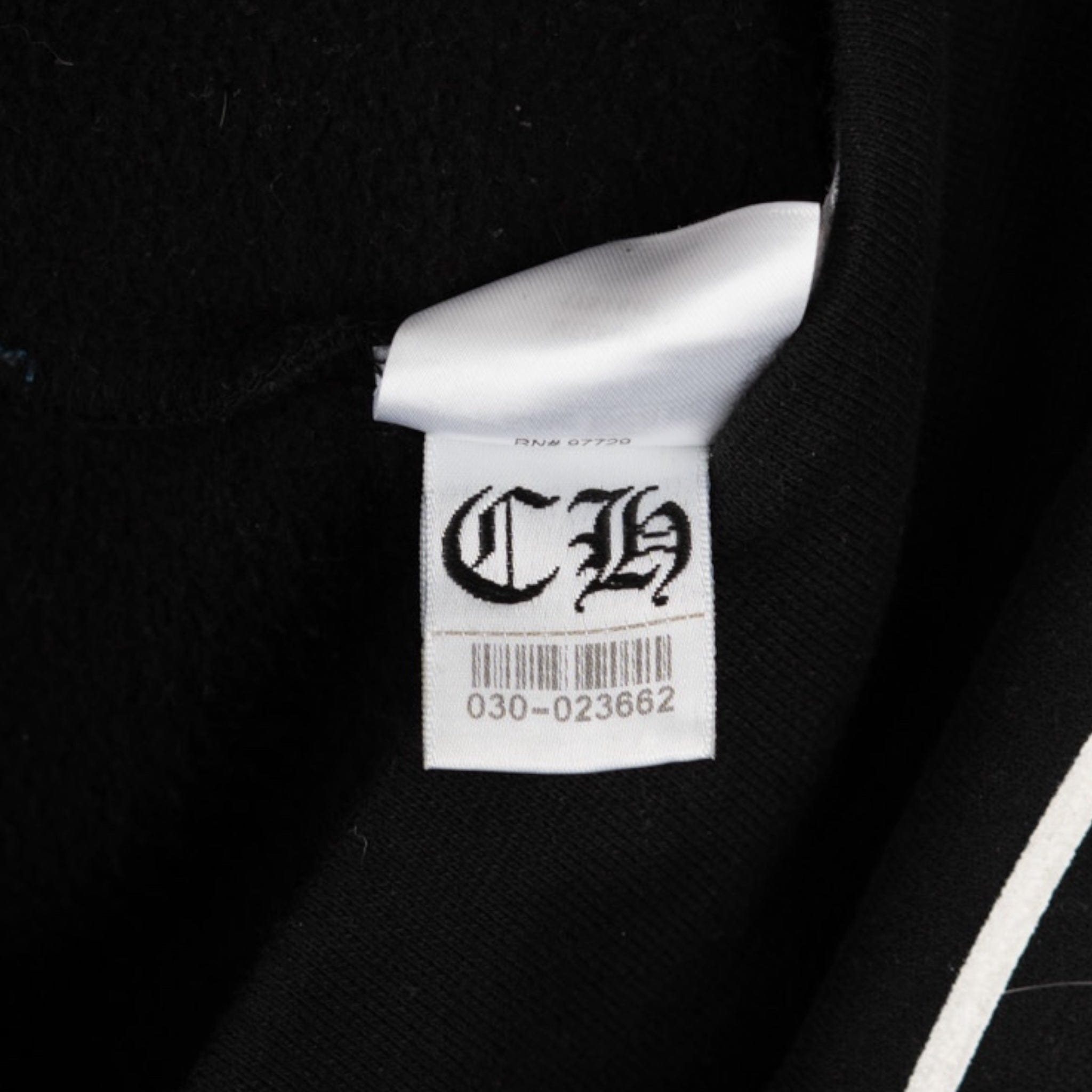 Chrome Hearts Stencil Logo Hooded Sweatshirt Black Multi