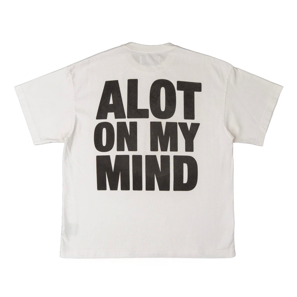 Satoshi Nakamoto A Lot On My Mind Short Sleeve Tee Shirt White Pre-Owned