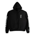 Chrome Hearts 1988 Vertical Logo Hooded Sweatshirt Black White