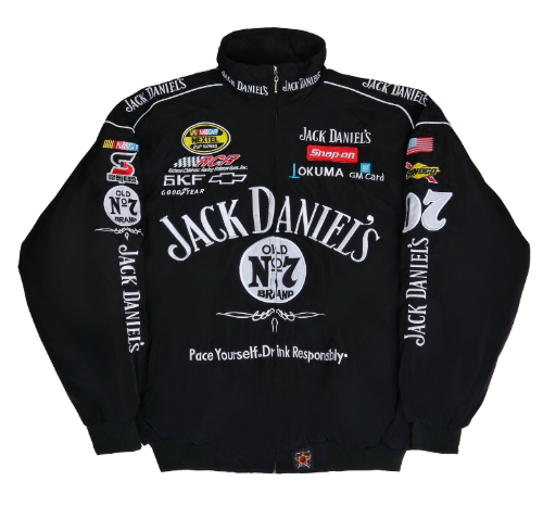 JackDaniels Embroidered Vintage Racing Jacket