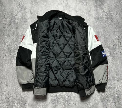 F1 Mercedes-McLaren Embroidered Vintage Racing Jacket