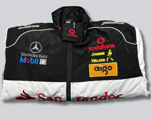 F1 Mercedes-McLaren Embroidered Vintage Racing Jacket