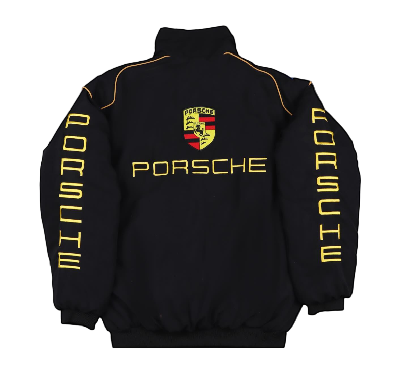 F1 Porche Embroidered Vintage Racing Jacket