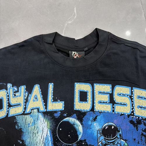 ROYAL DESERT Astronaut Vintage Black T‑Shirt