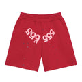 Sp5der Angel Number Shorts Merlot