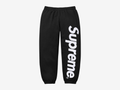Supreme Appliqué Logo Sweatpants Black